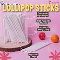 4 Inches Lollipop Stick Sucker Stick Cake Pop and Candy Making Chocolates Decoration 100pcs