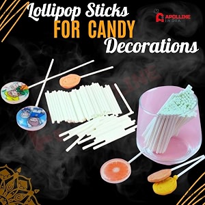 6 inches lollipop stick sucker stick for cake pop and chocolates decoration 200pcs