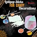 6 Inches Lollipop Stick Sucker Stick for Cake Pop and Chocolates Decoration 200pcs