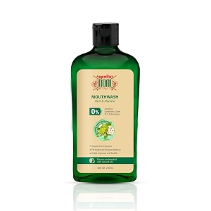apollo noni mouthwash liquid 0 alochol for teeth cleaning antibacterial mouthwash for bad breath  removes germ  alcohol free mouthwash  250ml