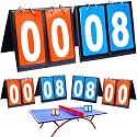 APORO Scoreboard Score Keeper Score Flipper for Basketball Tennis Sports Games