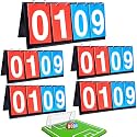 APORO Scoreboard Score Keeper Score Flipper for Basketball Tennis Sports Games
