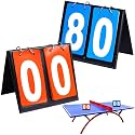 APORO Scoreboard Score Keeper Score Flipper for Basketball Tennis Sports Games