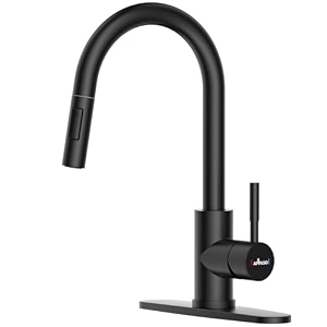 appaso kitchen sink mixer tap hot amp cold matte black stainless steel