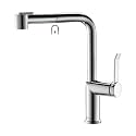 APPASO APS202CP Stainless Steel Polished Chrome Magnetic Docking Single-Handle Kitchen Sink Faucet with Pull Down Multi-Flow Sprayer (Chrome)