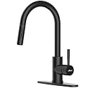 APPASO Kitchen Sink Mixer Tap Hot &amp; Cold Matte Black Stainless Steel