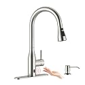 APPASO Touchless Kitchen Faucet with Pull-Down Sprayer and Soap Dispenser