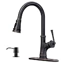 APPASO Vintage Kitchen Faucet with Soap Dispenser Oil Rubbed Bronze