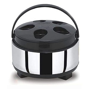 appeasy Stainless Steel Puff Insulated Thermoware Casserole