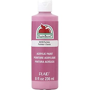 apple barrel acrylic paint in assorted colors 8 ounce 20418 fuchsia