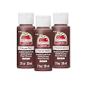 Apple Barrel Acrylic Paint in Assorted Colors (2 oz), 21467, Tuscan Red (Pack of 3)