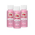 Apple Barrel Acrylic Paint in Assorted Colors, Candy Pink- (Pack of 3)