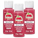 Apple Barrel Acrylic Paint, Berry Red (Pack of 3) 2 oz, 20525EA- (Pack of 3)