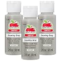 Apple Barrel Acrylic Paint, Country Grey (Pack of 3) 2 oz, 20526EA- (Pack of 3)