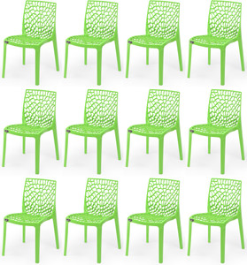 apple furniture designer web plastic living room outdoor chair plastic dining chair set of 12 finish color - green