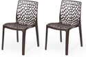APPLE FURNITURE Designer Web Plastic Living Room Outdoor Chair Plastic Dining Chair