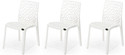 APPLE FURNITURE Designer Web Plastic Living Room Outdoor Chair Plastic Dining Chair