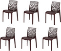 APPLE FURNITURE Designer Web Plastic Living Room Outdoor Chair Plastic Dining Chair