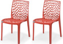APPLE FURNITURE Designer Web Plastic Living Room Outdoor Chair Plastic Dining Chair