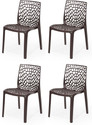 APPLE FURNITURE Designer Web Plastic Living Room Outdoor Chair Plastic Dining Chair