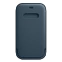 Apple iPhone 12 and 12 Pro Leather Sleeve with MagSafe - Baltic Blue