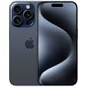 Apple iPhone 15 Pro, 1TB, Blue Titanium - Unlocked (GSM Only) (Renewed)