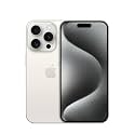 Apple iPhone 15 Pro Max, 1TB, White Titanium - GSM Carriers (Renewed)