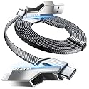 [Apple MFi Certified] 4-in-1 Long USB C to Lightning Cable 60W 10FT Charger