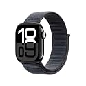 Apple Watch Series 10 [GPS + Cellular 42 mm] Smartwatch with Jet Black Aluminium Case with Ink Sport Loop. Fitness Tracker, ECG App, Always-On Retina Display, Carbon Neutral