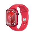 Apple Watch Series 9 [GPS, 41mm] - (PRODUCT)RED Aluminum Case with (PRODUCT)RED Sport Band, S/M (Renewed)