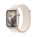 Apple Watch Series 9 [GPS, 45mm] - Starlight Aluminum Case with Starlight Sport Loop