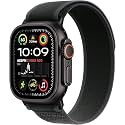 Apple Watch Ultra 2 [GPS + Cellular 49mm] - Black Titanium Case with Black Trail Loop, M/L (Renewed Premium)