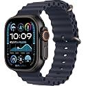 Apple Watch Ultra 2 [GPS + Cellular 49mm] - Black Titanium Case with Blue Ocean Band (Renewed Premium)