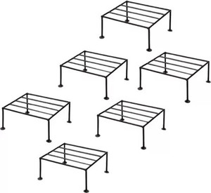 appraise home impex iron indooroutdoor plant stand for home garden balcony living room decoration plant container set