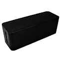 APPUCOCO Cable Management Box - Cord Organizer Hides Extention Board, Power Strips, Surge Protector, Cords, Wire, Router - Children Safe - TV Cord Box for Desktop, Floor, Home, Office
