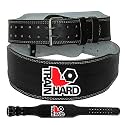 APRODO 4’’ Inch Wide Genuine Leather Weightlifting Belt Back Support Power Training Belt Workout Exercise Power-lifting Squat Gym Belt For MEN AND WOMEN