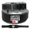 APRODO 4’’ Inch Wide Genuine Leather Weightlifting Belt Back Support Power Training Belt Workout Exercise Power-lifting Squat Gym Belt For MEN AND WOMEN
