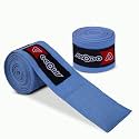 APRODO Boxing Hand Wraps Perfect Spandex Elastic Stretch for Men &amp; Women (Light Blue, (108") 2.75m)