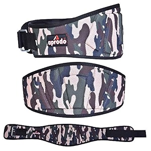 aprodo power guidance nylon weightlifting belt lumbar waist support trainer protector belts for weight lifting fitness sport gym for men and women