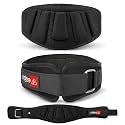 APRODO Power Guidance Nylon Weightlifting Belt Lumbar Waist Support Trainer Protector Belts for Weight Lifting Fitness Sport Gym for Men and Women