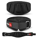 APRODO Power Guidance Nylon Weightlifting Belt Lumbar Waist Support Trainer Protector Belts for Weight Lifting Fitness Sport Gym for Men and Women