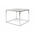 APRODZ Perlite Stylish Marble Coffee Table – Elegant &amp; Portable Center Teapoy Accent Table for Living Room, Home &amp; Office Décor
