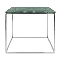 APRODZ Stainless Steel Green Granite Top Perlite Coffee Table for Living Room | Center Table for Home