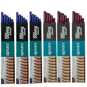 apsara colour copying pencils  lilac  smooth writing extra dark shades  pack of 10 lilac pencils