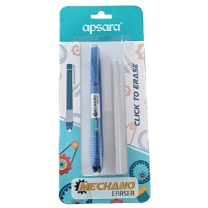 apsara mechano eraser -pack of 2 multicolourwhite