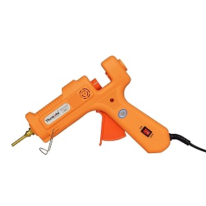 aptechdeals 150w industrial glue gun with 5 milky super strong gumming glue sticks 150w