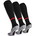 APTESOL Soccer Socks Knee High Team Sport Socks for Kids Youth Adult