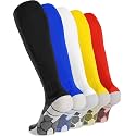 APTESOL Soccer Socks Knee High Team Sport Socks for Kids Youth Adult