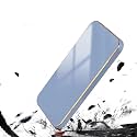 Apurb Store for Samsung Galaxy M52 5G Plating Square Gold Frame Phone Case Luxury Soft Silicone Back Cover (for Samsung Galaxy M52 5G, Blue)