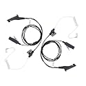 APX 6000/4000/8000 XPR 7550/7550e XPR 6350/6550/7350e/7580e Earpiece Headset for Motorola Radio with Acoustic Tube and PTT Mic (2 PCS)